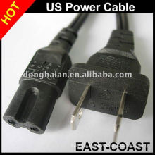 Standard UL 2Pins Power Cable 18AWG